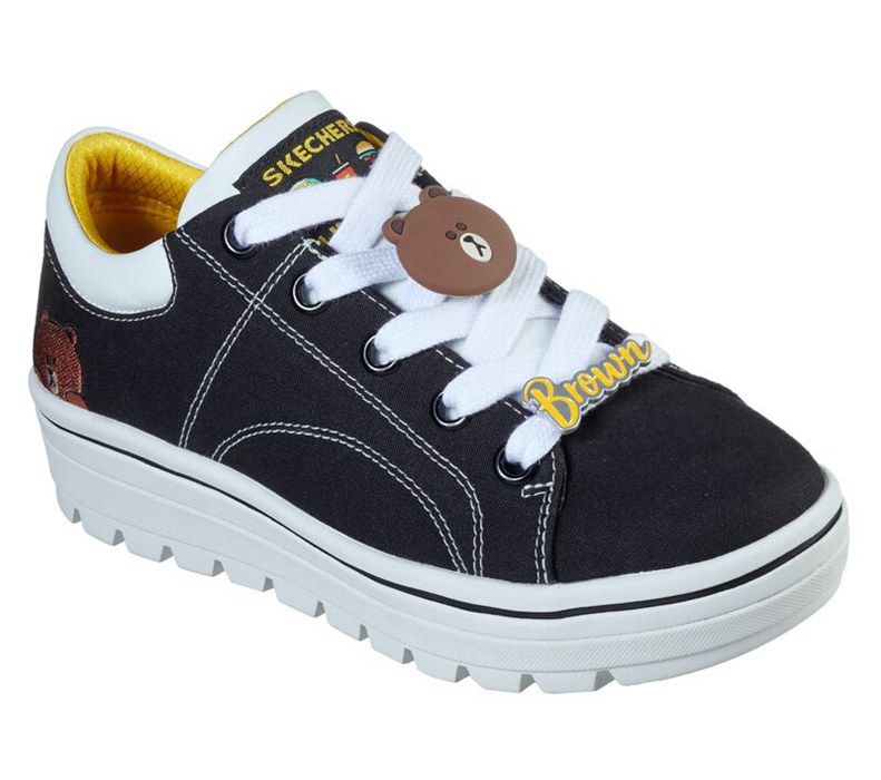 Skechers Line Friends: Street Cleat 2 - Friends - Womens Sneakers Black [AU-FO3619]